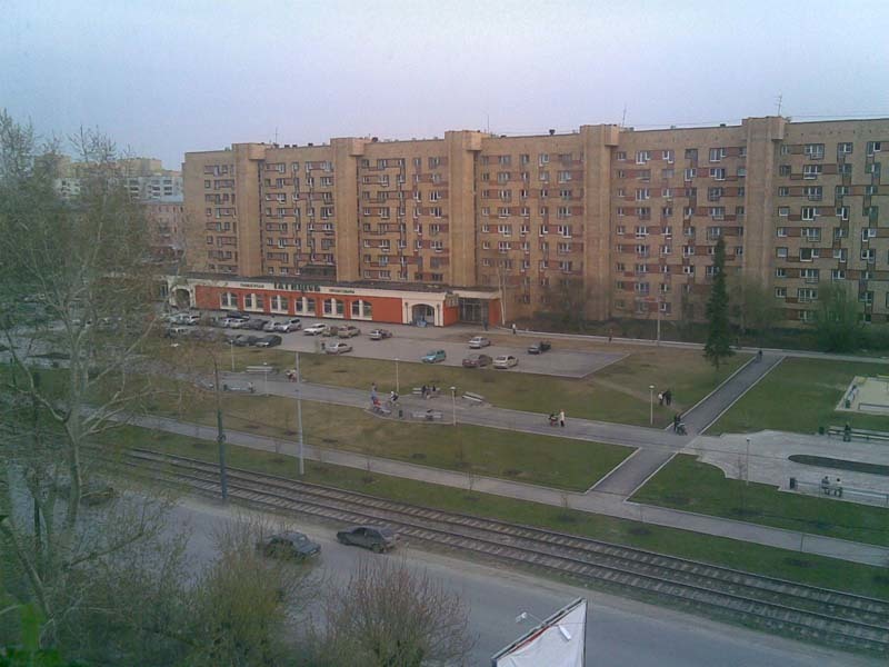 From old to new - My, Building, Alley, Longpost, Yekaterinburg