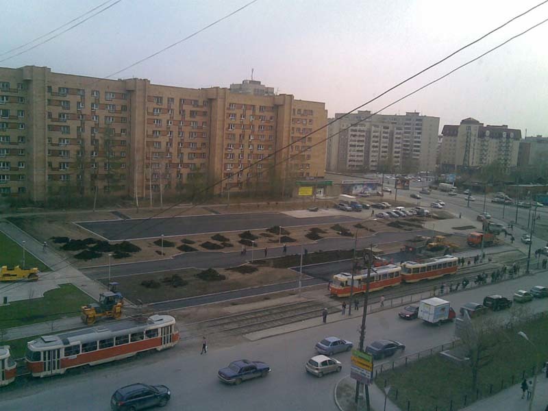 From old to new - My, Building, Alley, Longpost, Yekaterinburg