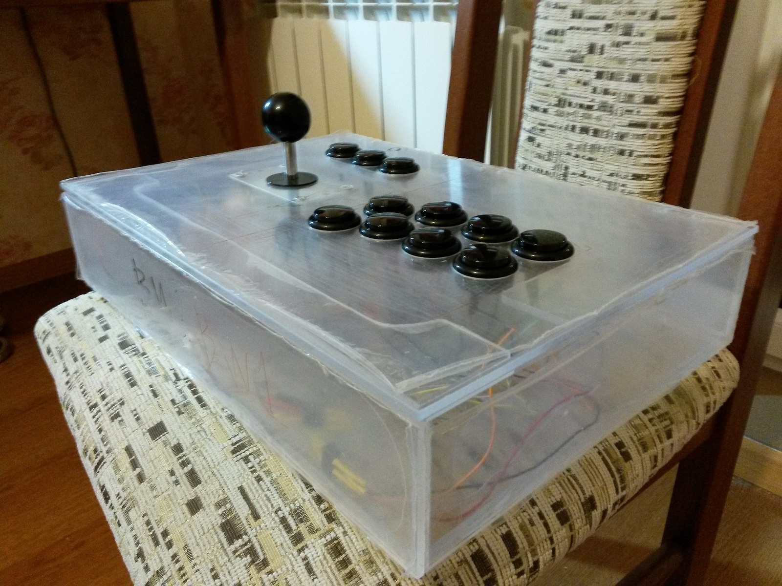 DIY arcade stick for PlayStation 4 - My, With your own hands, Playstation 4, Gamepad, Gamers, Soldering, Longpost