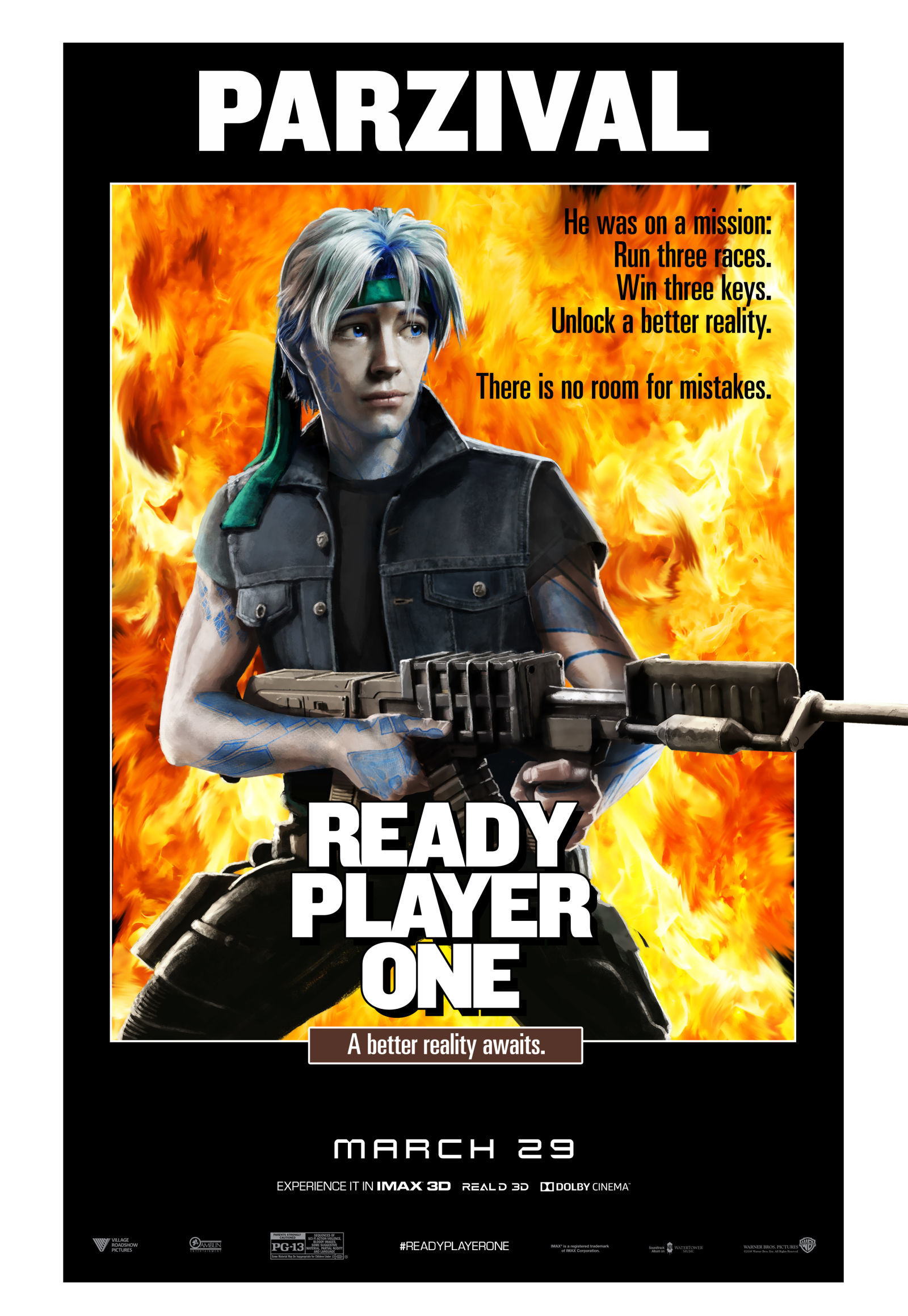 12 posters for the movie Ready Player One - Movies, Ready Player One, Poster, Longpost