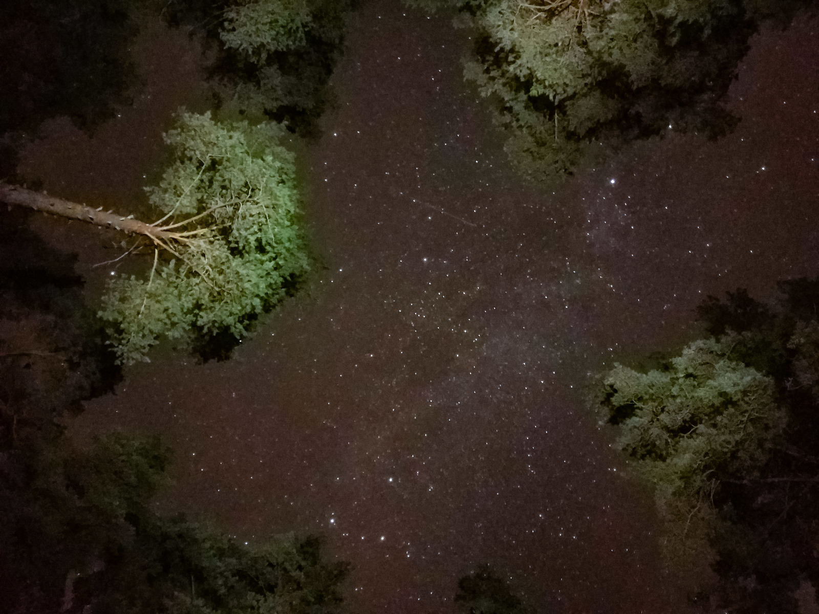 Starry sky on phone - My, Starry sky, Long exposure, Smartphone, The photo, Sky, Sunset, Tags are clearly not mine, Longpost