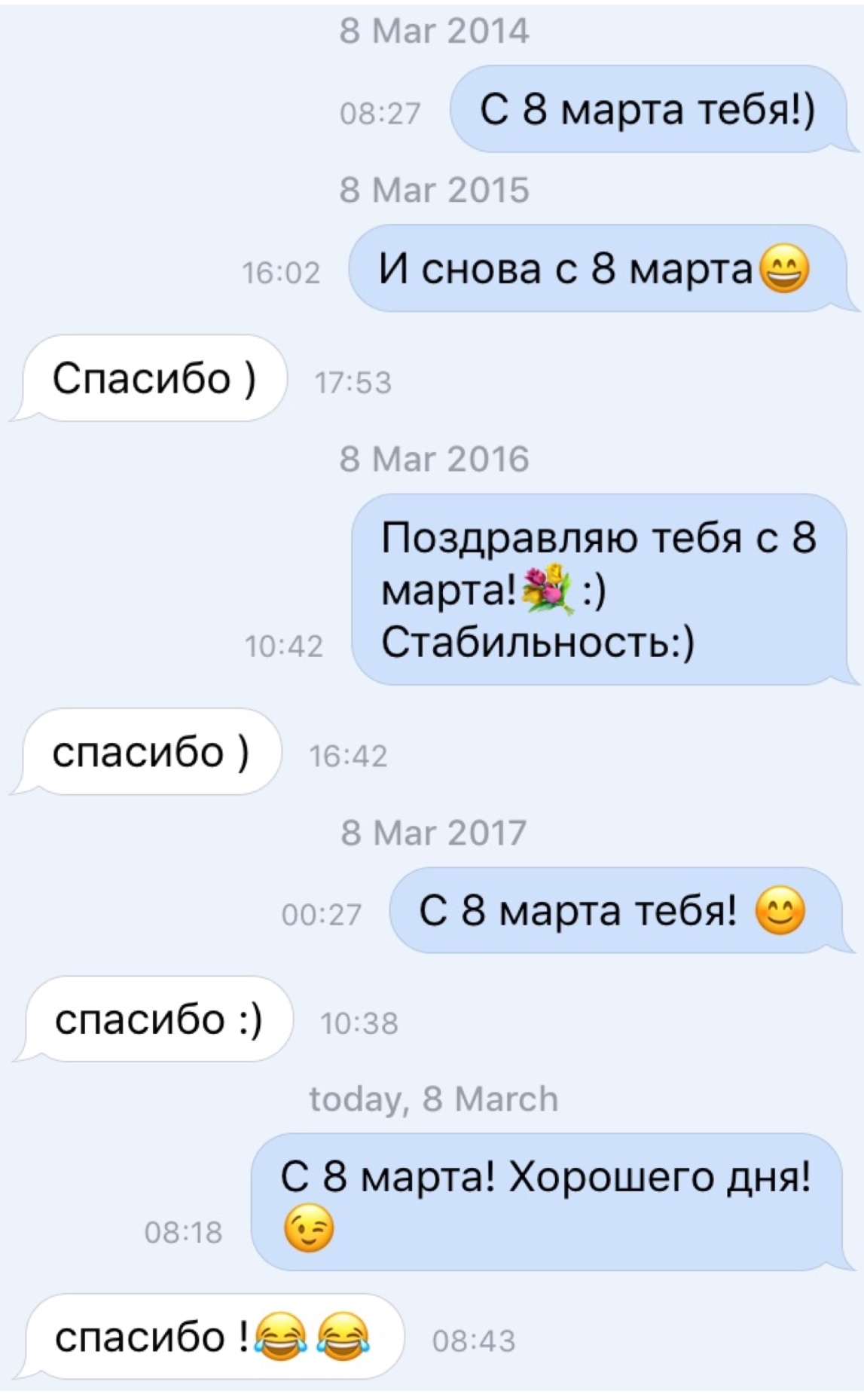 Снова этот день 3 - Моё, 8 марта, ВКонтакте, Переписка