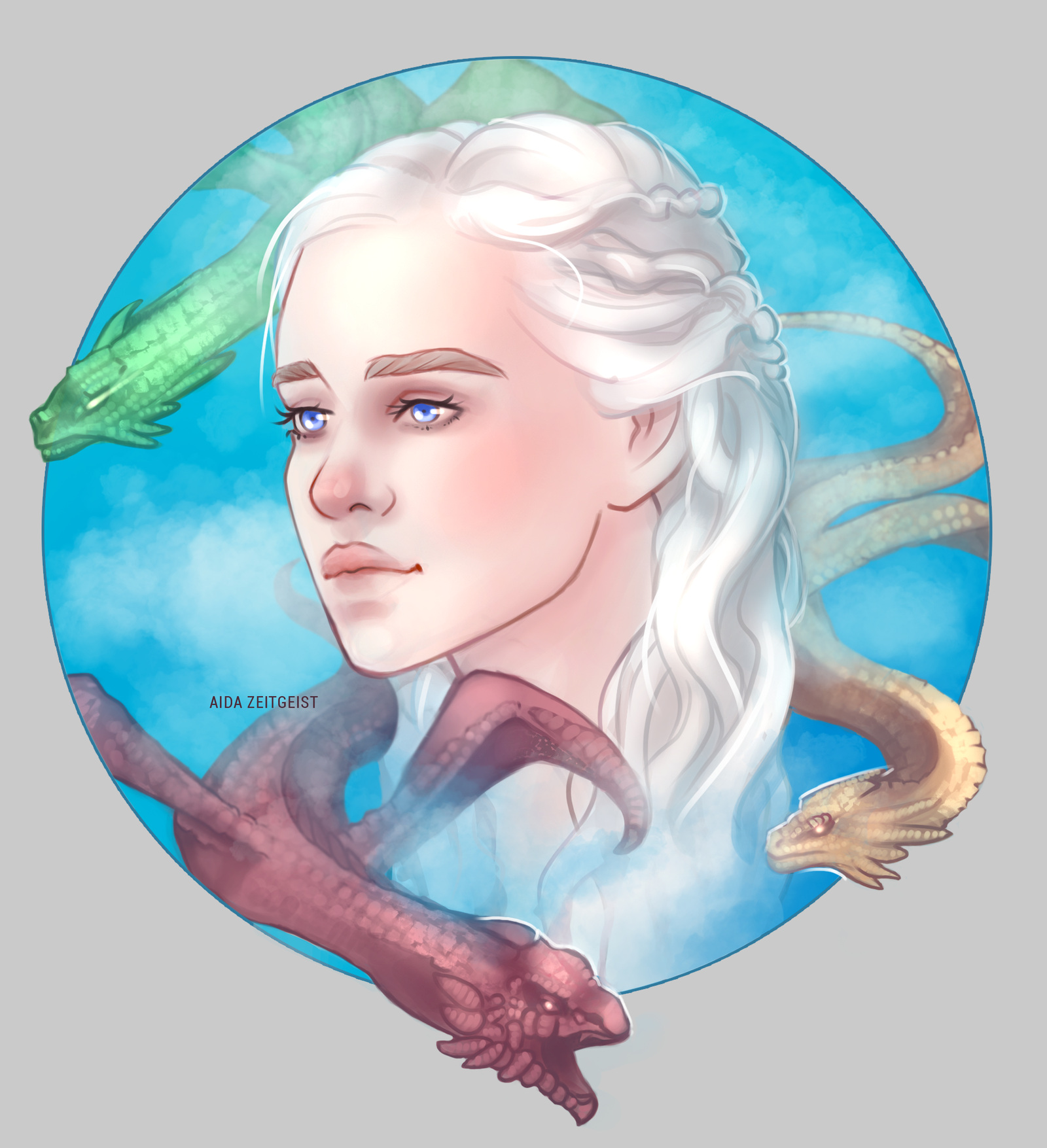 Daenerys Targaryen - My, Daenerys Targaryen, Game of Thrones, The Dragon, Mother of dragons, PLIO