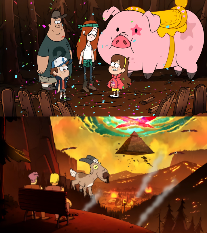 Gravity Falls theory: Bill actually won - My, , Gravity falls, Bill cipher, Alex Hirsch, Theory, Madness, Illuminati, Longpost