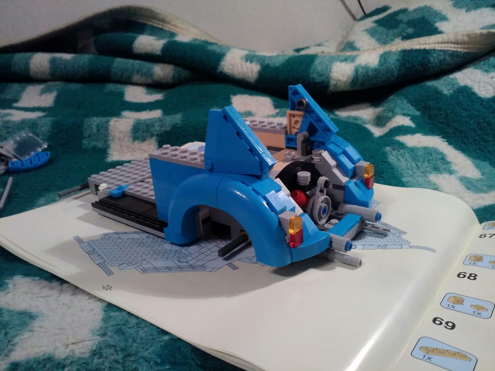 1167 pieces of joy :) - My, Lego, , Volkswagen Beetle, Longpost, Volkswagen beetle