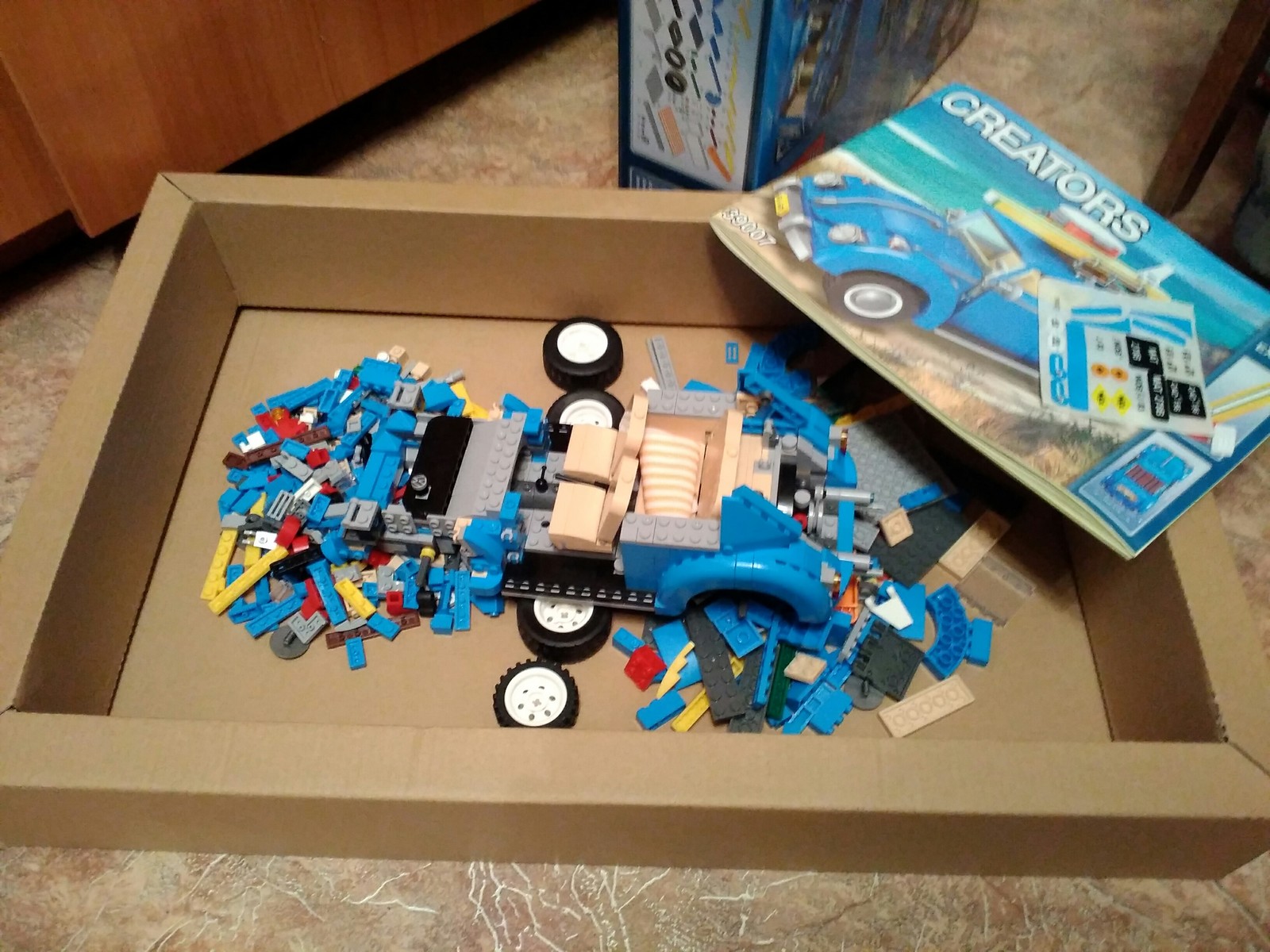 1167 pieces of joy :) - My, Lego, , Volkswagen Beetle, Longpost, Volkswagen beetle