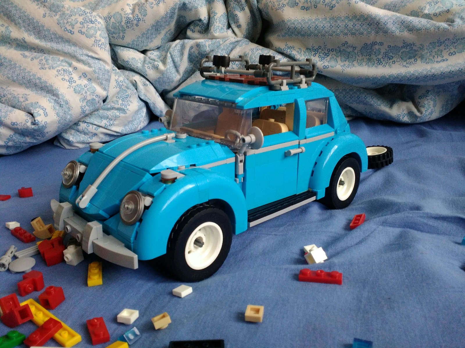 1167 pieces of joy :) - My, Lego, , Volkswagen Beetle, Longpost, Volkswagen beetle