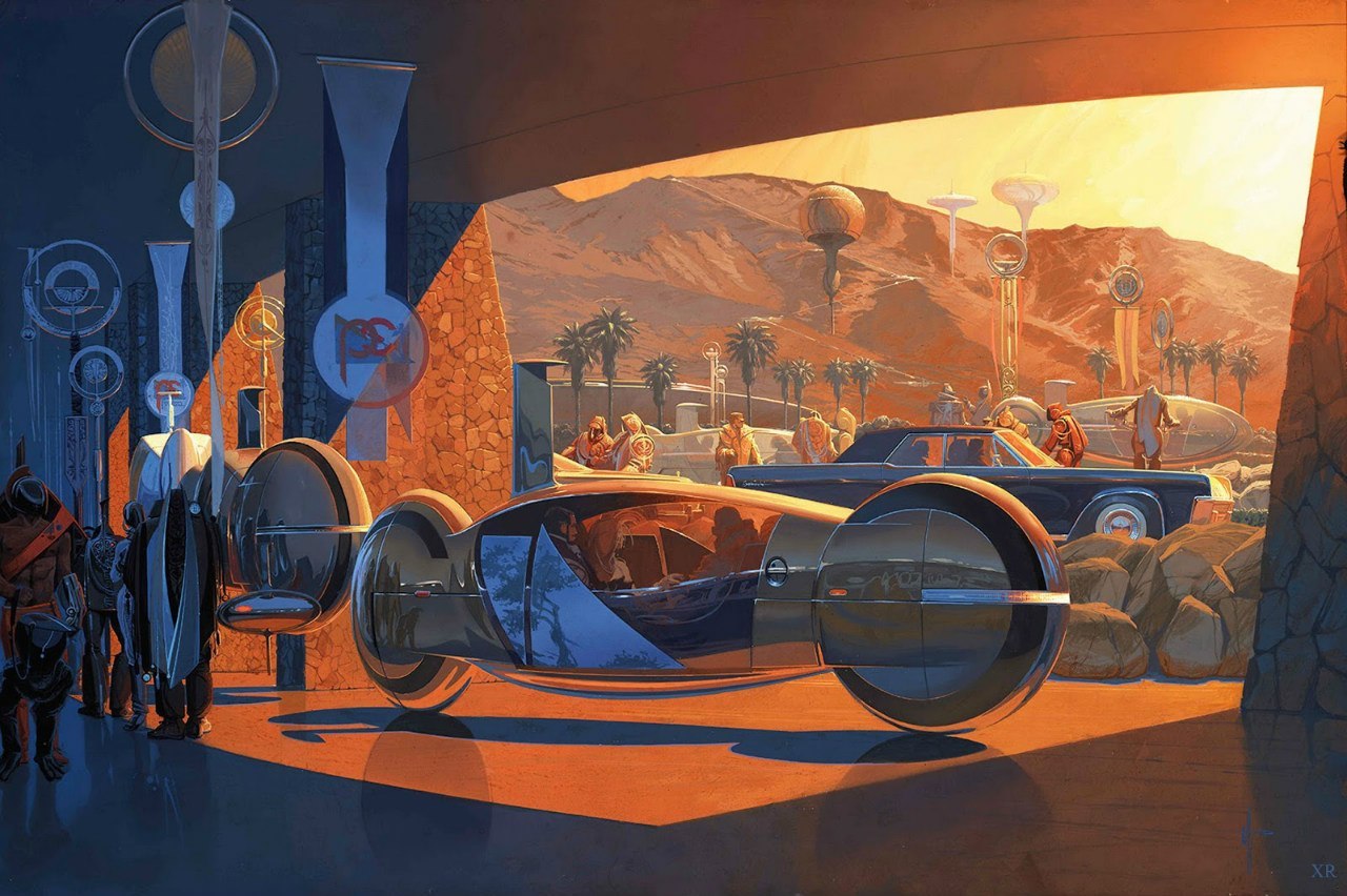 Лучшие художники-фантасты. Выпуск 1: Сид Мид (Syd Mead) - Арт, Дизайн, Ретрофутуризм, Сидмид, Длиннопост, Фантастика