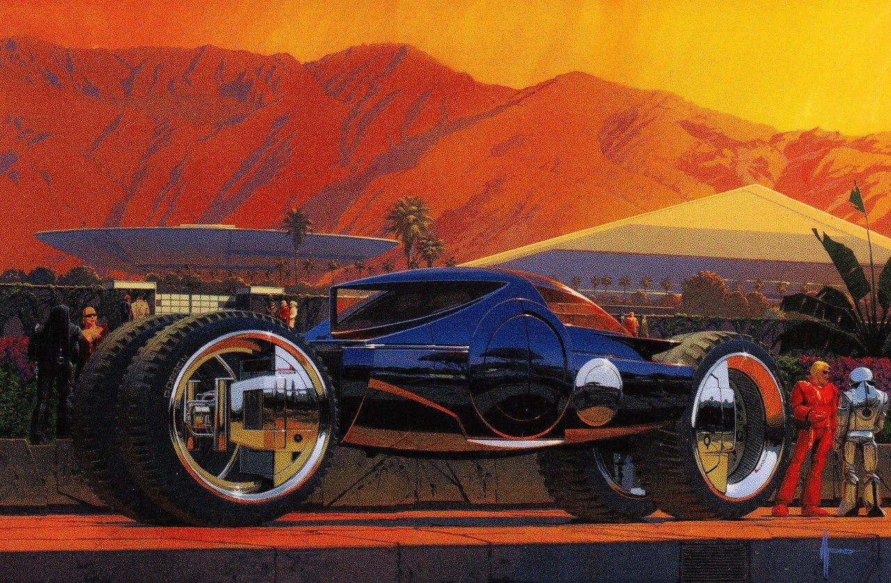 The best fantasy artists. Issue 1: Syd Mead - Art, Design, Retrofuturism, , Longpost, Fantasy