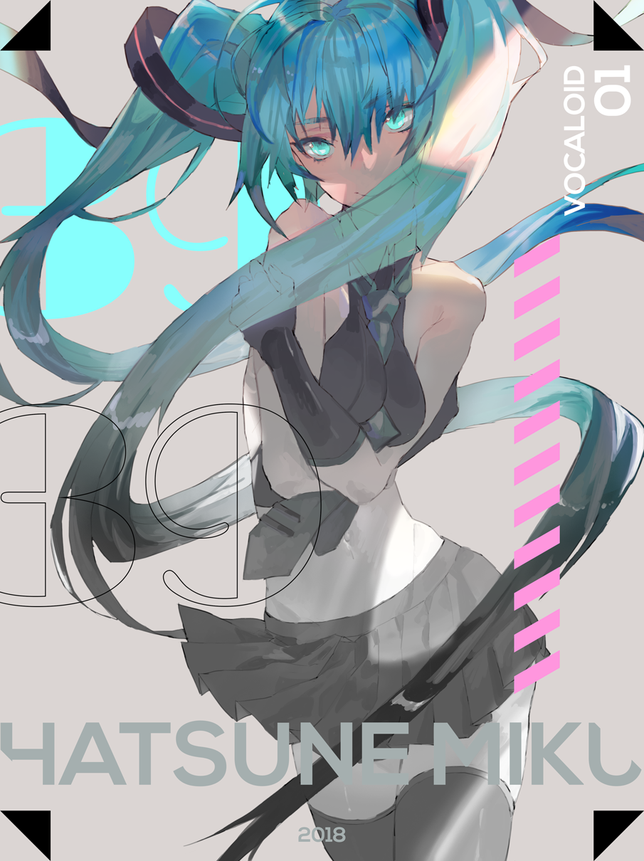 Hatsune Miku - Hatsune Miku, Vocaloid, Anime art, Anime