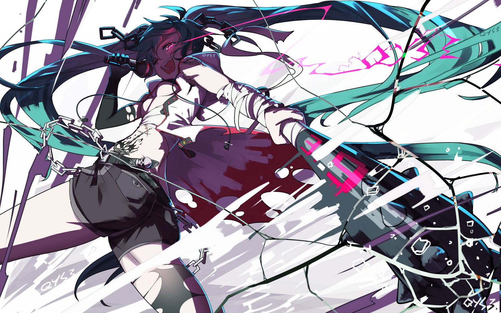 MIKU 3.9 - Hatsune Miku, Vocaloid, Anime art, Anime, Bai yemeng