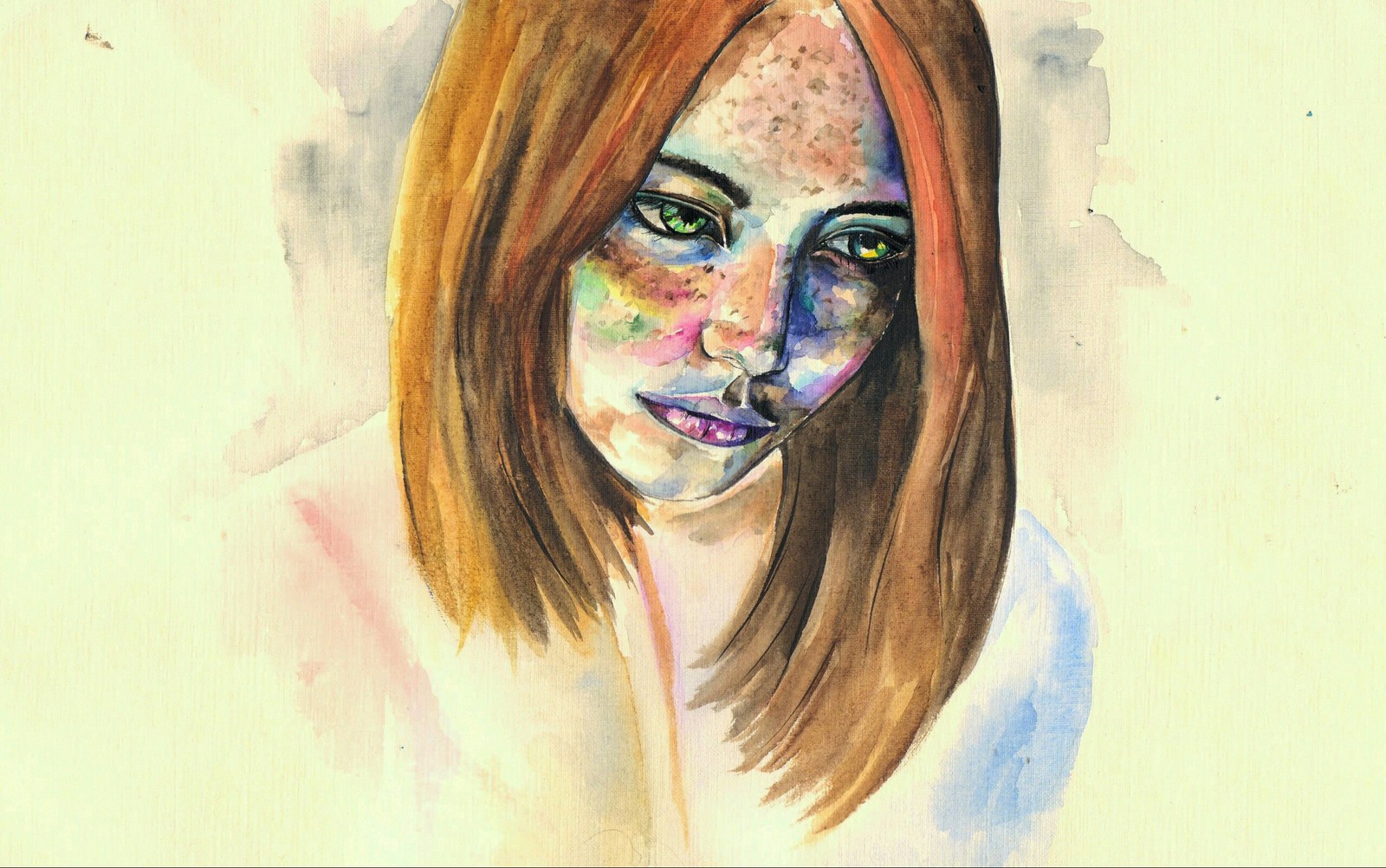 Contradictions or how I stopped keeping instagram. - My, Watercolor, Portrait, Sadness, Longpost