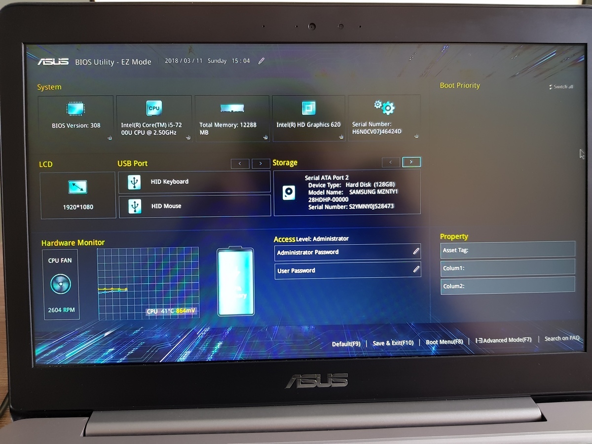 Help with laptop - Notebook, Bios, Asus, Longpost