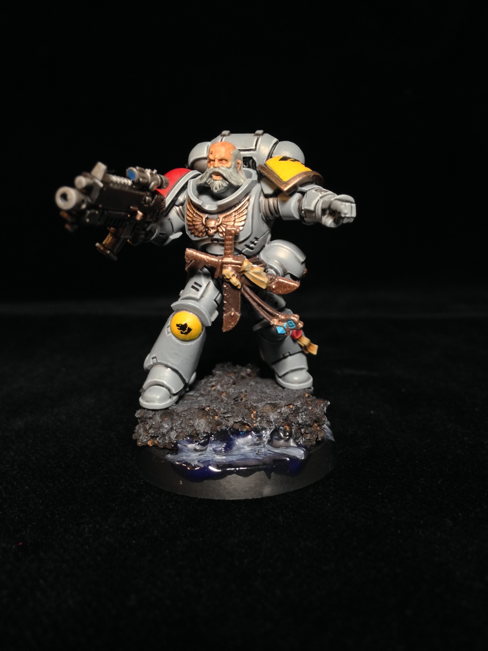 I am a woolly wolf! God, how good I am, how powerful my paws are! (C) - My, Warhammer 40k, Wh miniatures, Space wolves, Primaris space marines, Longpost