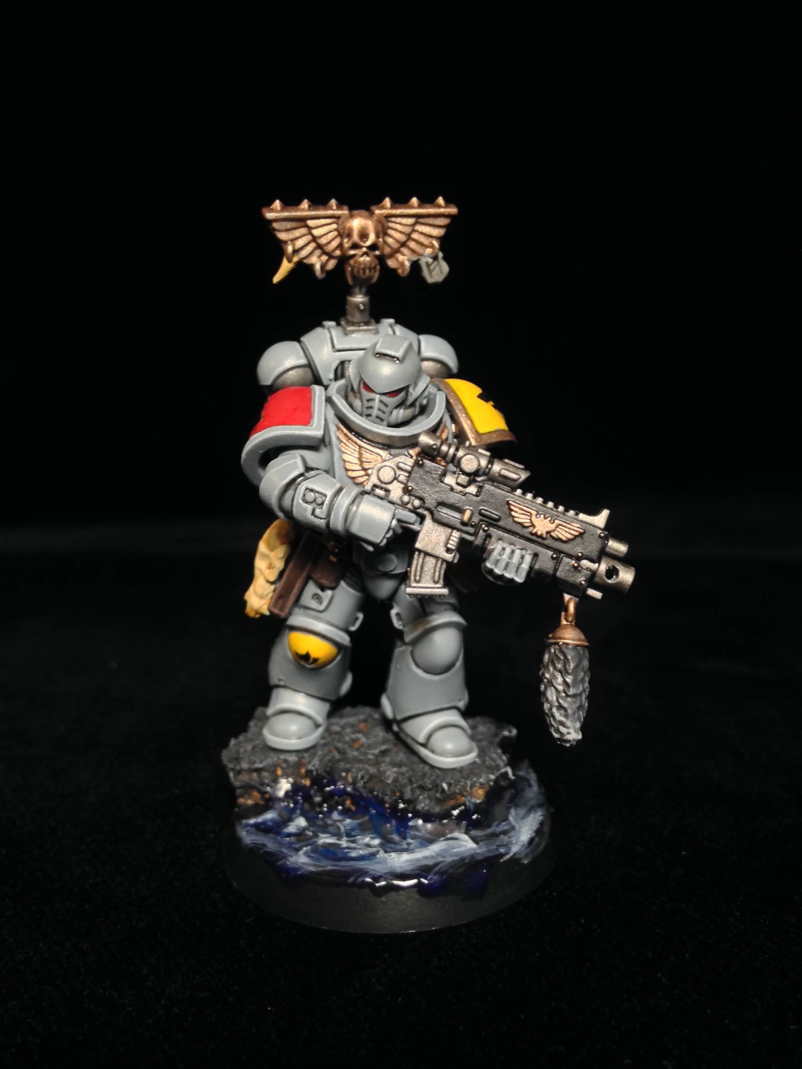 I am a woolly wolf! God, how good I am, how powerful my paws are! (C) - My, Warhammer 40k, Wh miniatures, Space wolves, Primaris space marines, Longpost