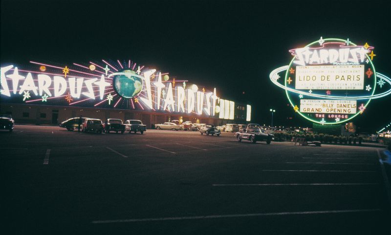 Las Vegas in the 50s. - Las Vegas, USA, Longpost, Retro, The photo