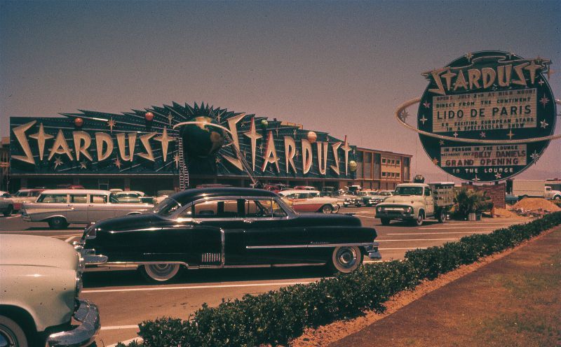 Las Vegas in the 50s. - Las Vegas, USA, Longpost, Retro, The photo