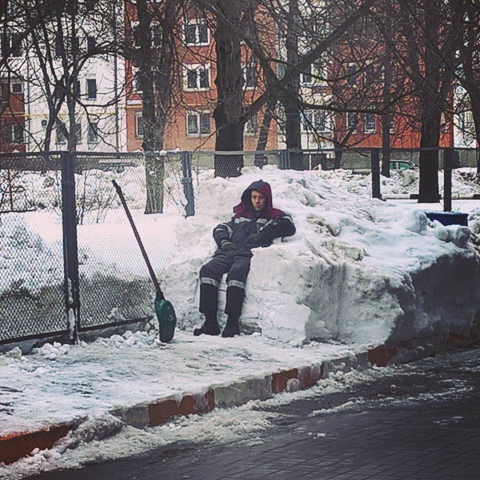 Конкурс - Снег, Трон, Работа, Дворник, Лопата, Конкурс