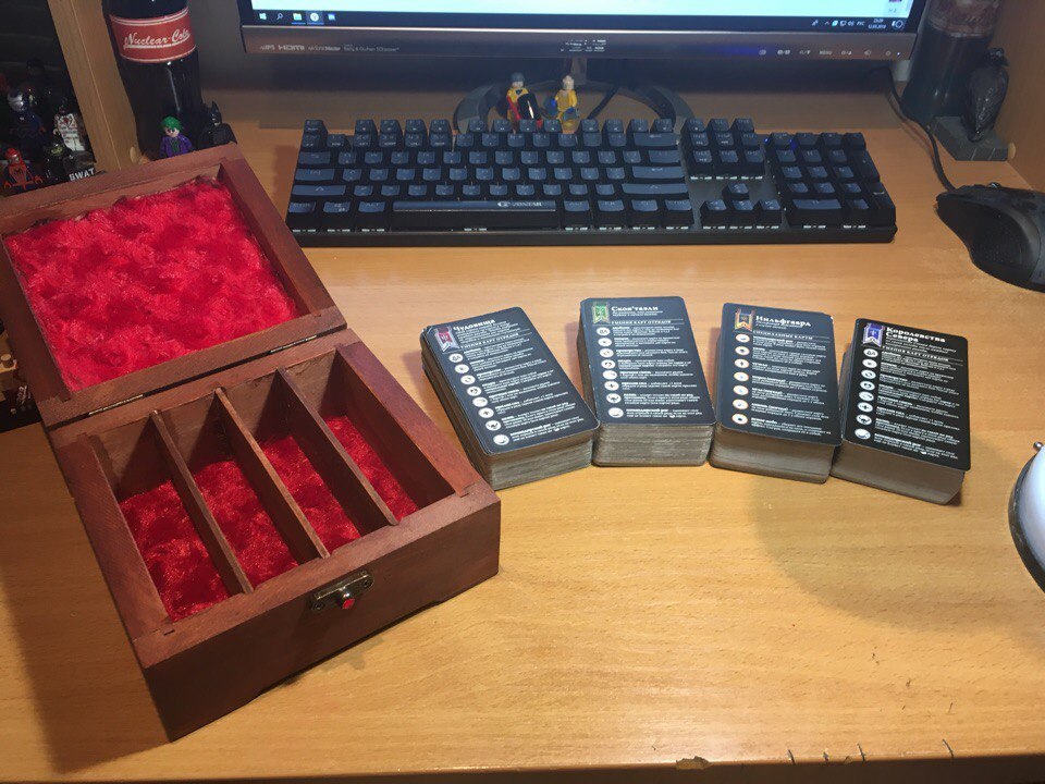 Gwent card box - My, With your own hands, Gwent, Witcher, Casket, Longpost