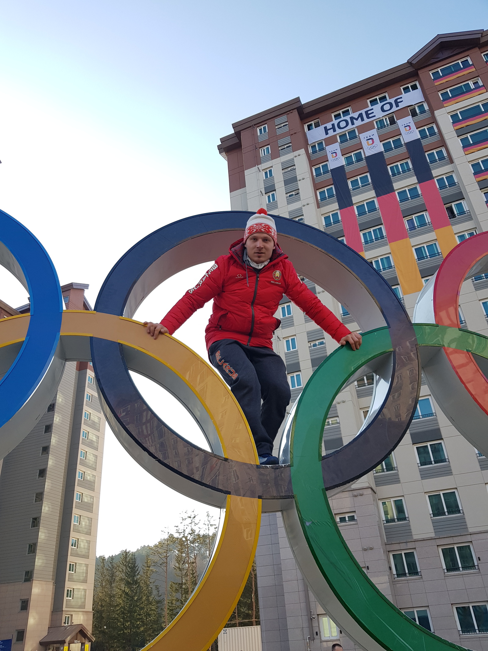 How was the Olympics with Gagarin - My, Olympiad, Longpost, Skiing, Sport, Note 8, Olympiad 2018, The photo