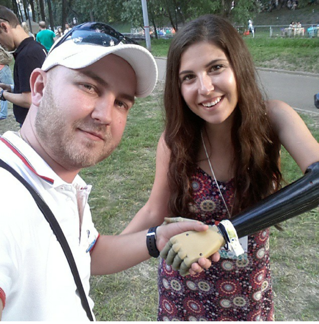 And it turns out we know each other! - My, Angel Giuffria, Geekpicnic, Longpost, Prosthesis