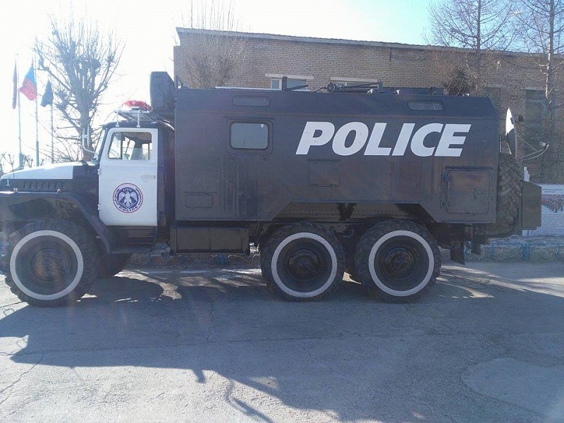 New life of Ural-375 in the Mongolian police. - Ural-375, Auto, Longpost