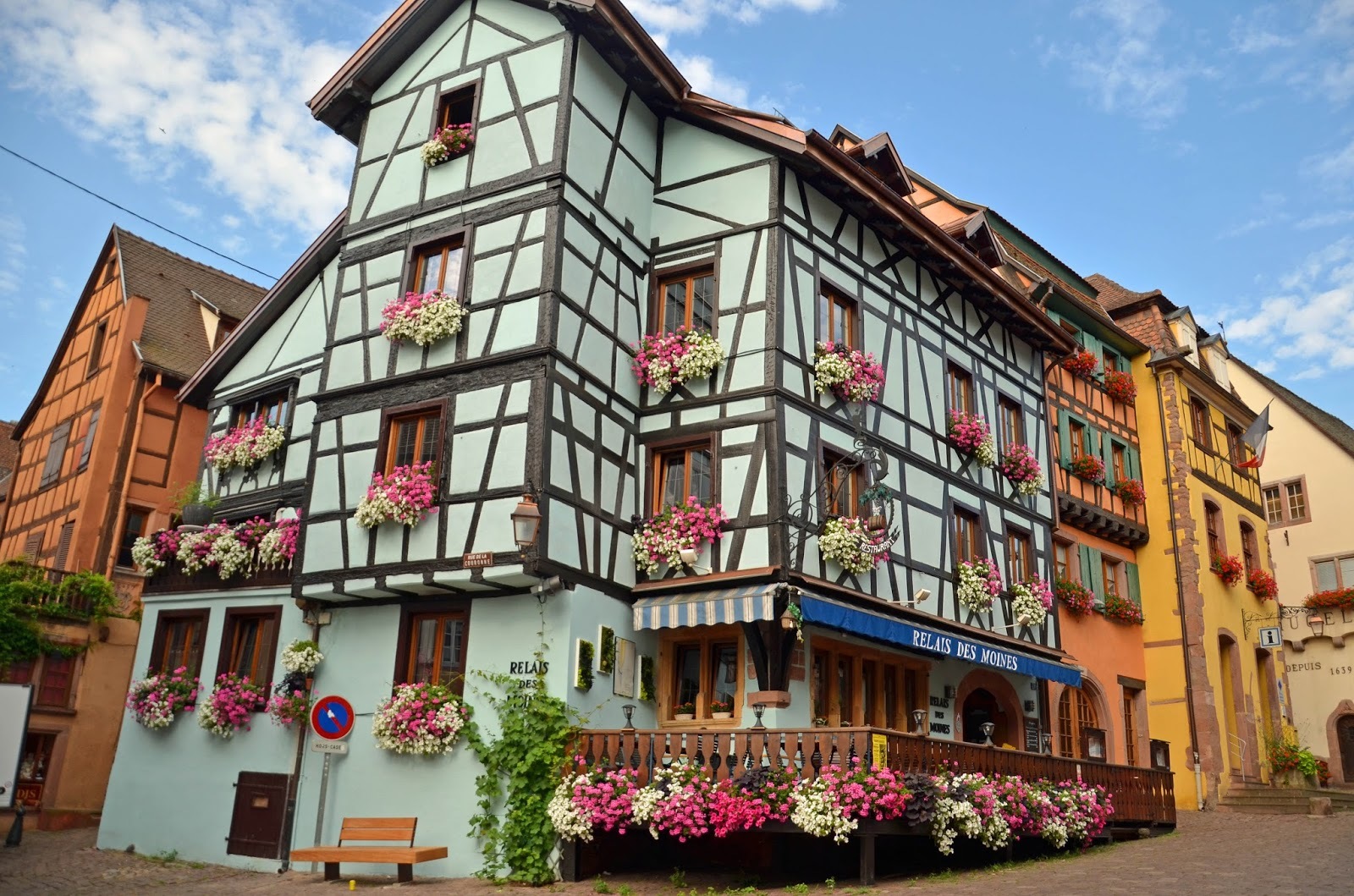 Riquewihr: village-cake :) - , Commune, Half-timbered, Riesling, Alsace, Longpost, France