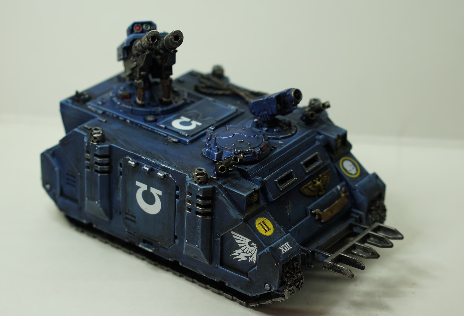 My first Razorback - My, Painting miniatures, Board games, Warhammer 40k, Airbrush, Longpost, The photo