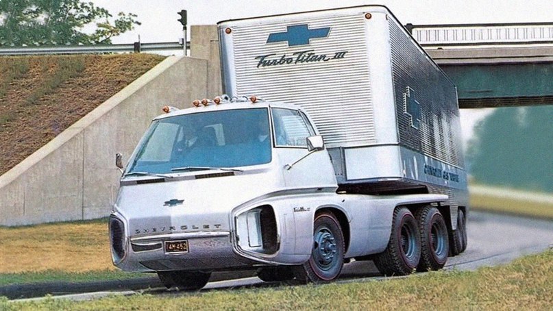 Forgotten concept: Chevrolet Turbo Titan III with a gas turbine engine - Truck, Auto, Longpost, Interesting, Chevrolet