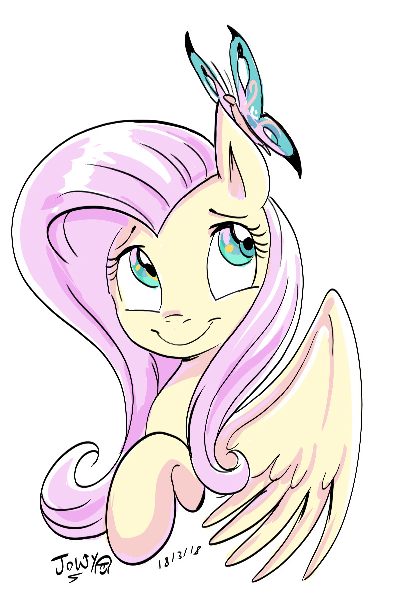 Флатти - My Little Pony, PonyArt, Fluttershy, Jowybean