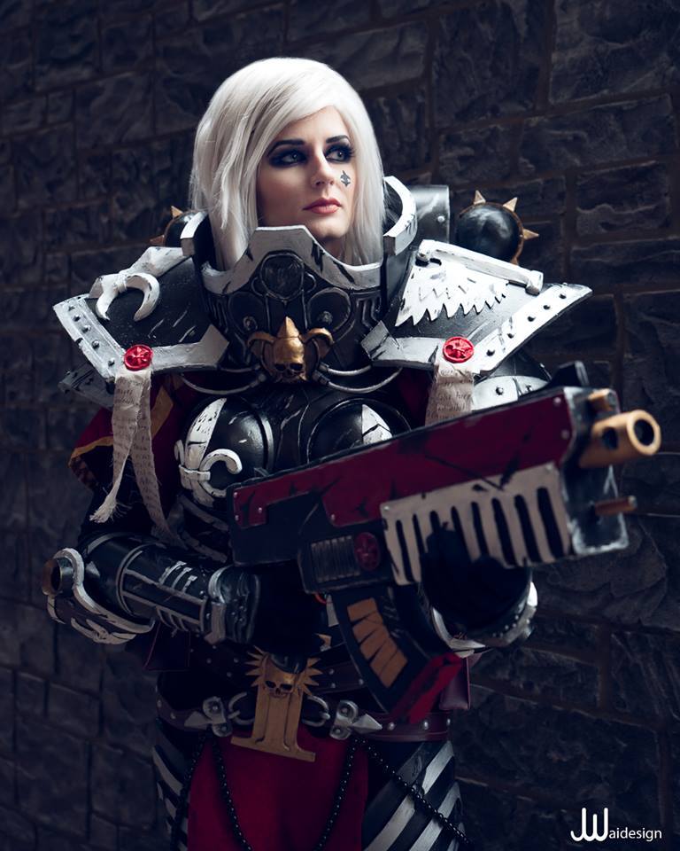 Warhammer cosplay - Warhammer 40k, Косплей, Космодесант, Adepta Sororitas, Длиннопост, Кархародоны