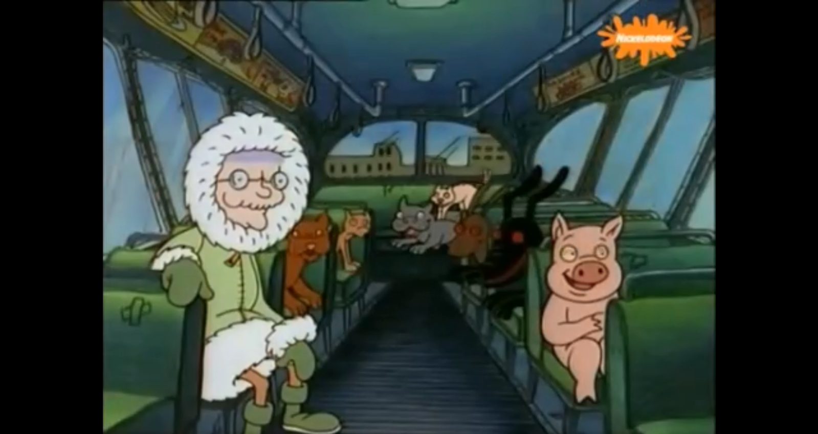 That feeling when you get on a minibus in an unfamiliar area - Hey, Arnold, Minibus, Cartoons, Comics, Road, Interesting, Humor