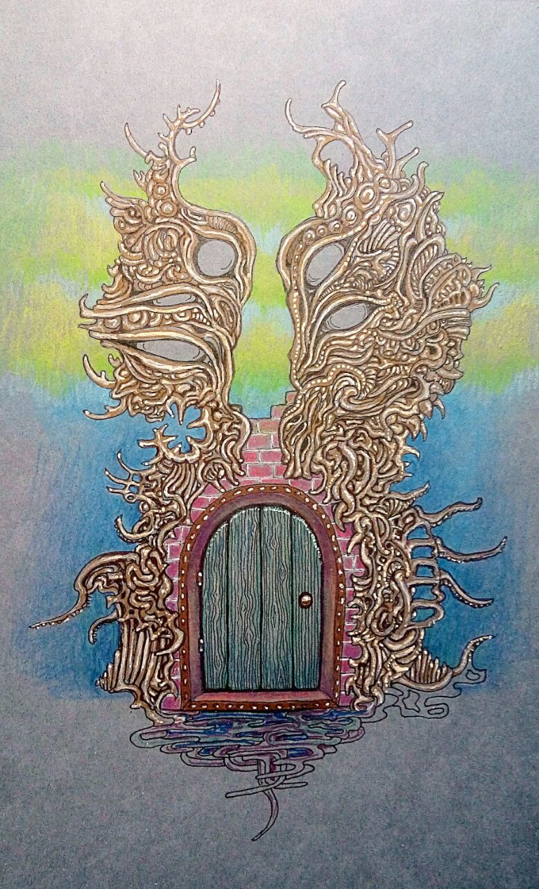 Dverko - My, Drawing, Door