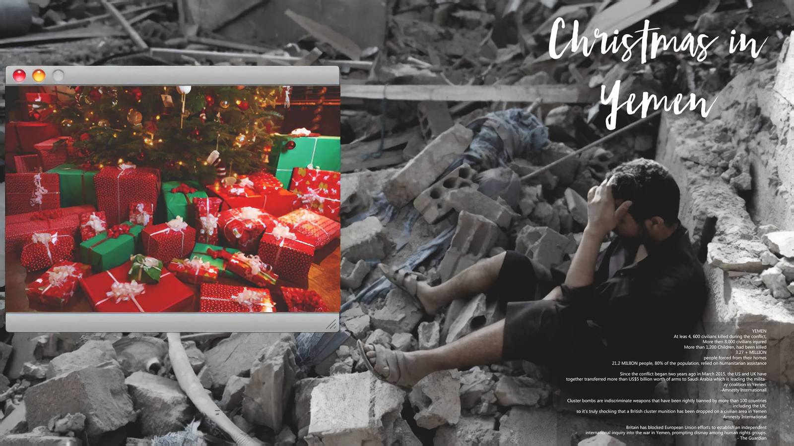 Christmas in Yemen - The photo, Yemen, Christmas, Billboard, Berlin, Longpost