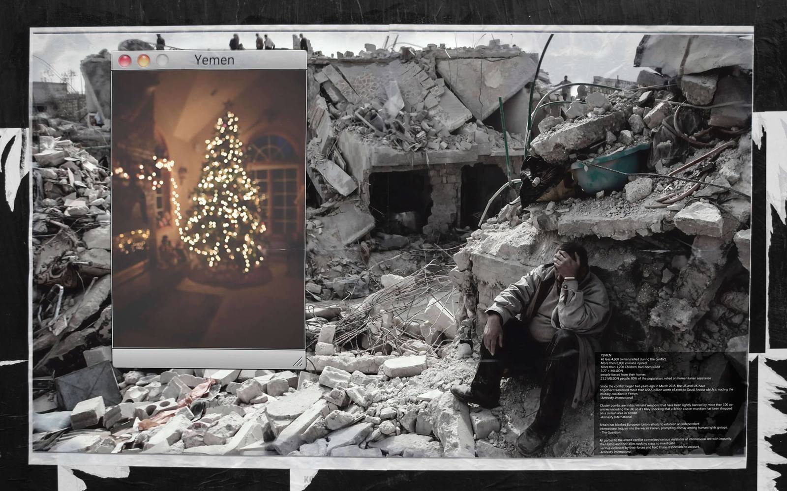 Christmas in Yemen - The photo, Yemen, Christmas, Billboard, Berlin, Longpost