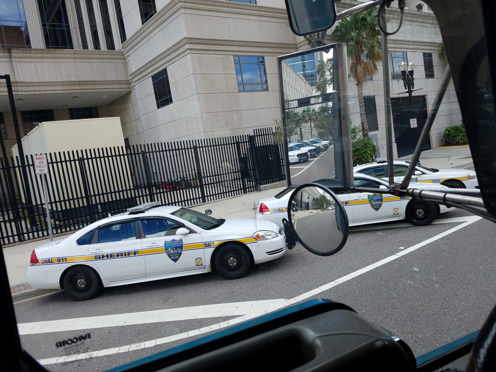 Parked well - My, Truckers, Police, USA, Florida, The photo