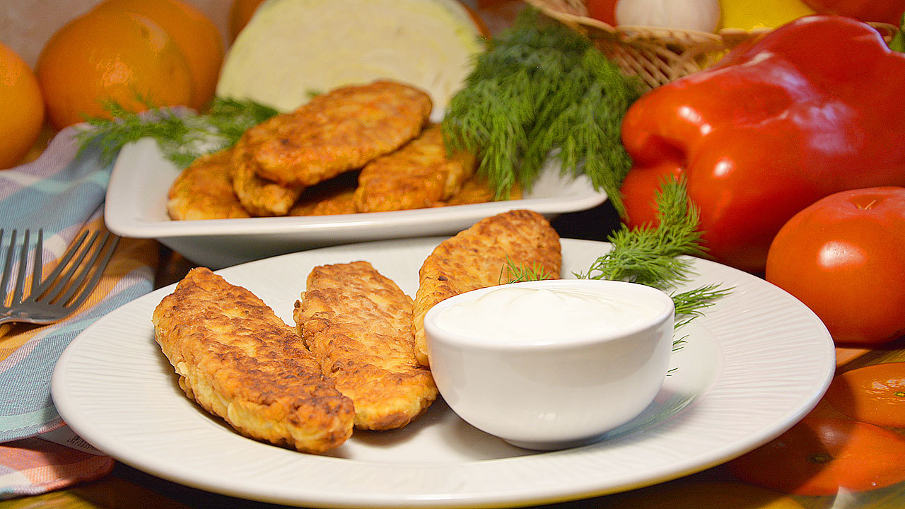 cabbage cutlets - My, Cooking, Recipe, Video recipe, Photorecept, Cutlets, Vegetable cutlets, , Video, Longpost