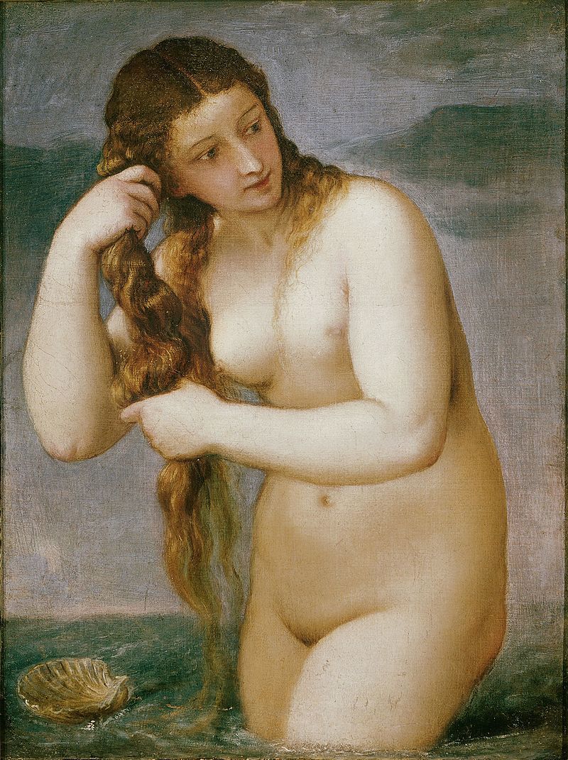 Such a different Venus... Aphrodite Anadyomene. - Birth of Venus, Painting, Art, Female, Sandro Botticelli, cat, Longpost, Comparison, Women