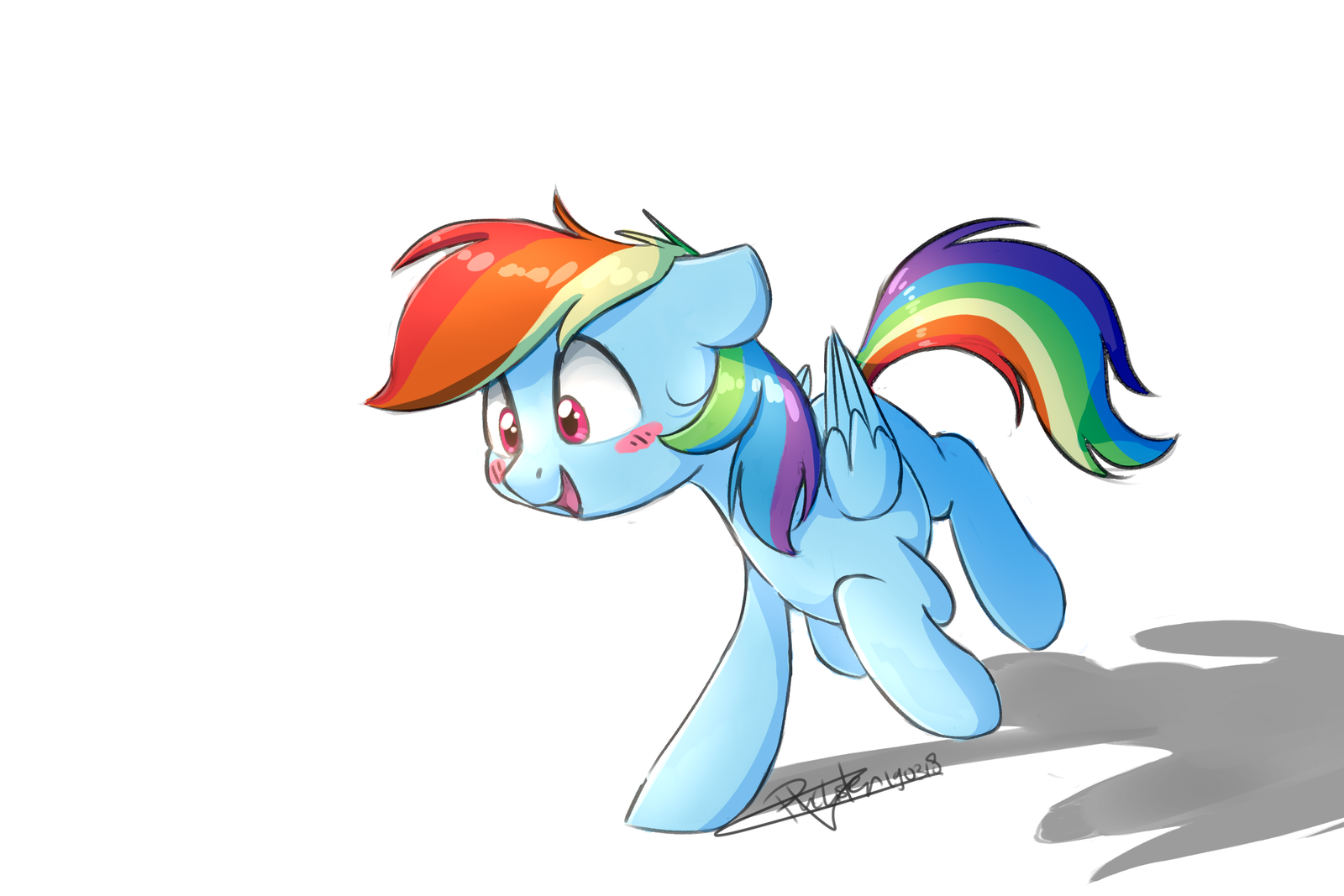 Dashiedashdash - My Little Pony, PonyArt, Rainbow Dash, Pucksterv