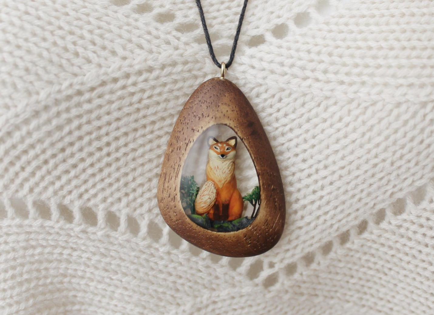 Foxes, foxes .. and a few other animals - My, My, Handmade, Needlework, Pendant, Polymer clay, Fox, Handmade, With your own hands, Longpost