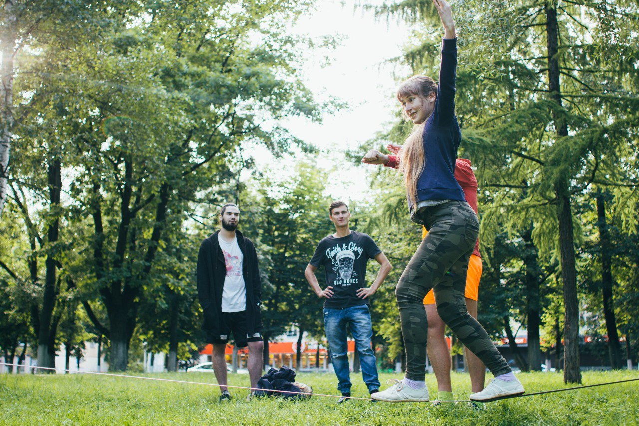 Slackline или Стропохождение - Моё, Slackline highline слэклайн, Balance, Экстремальный спорт, Длиннопост