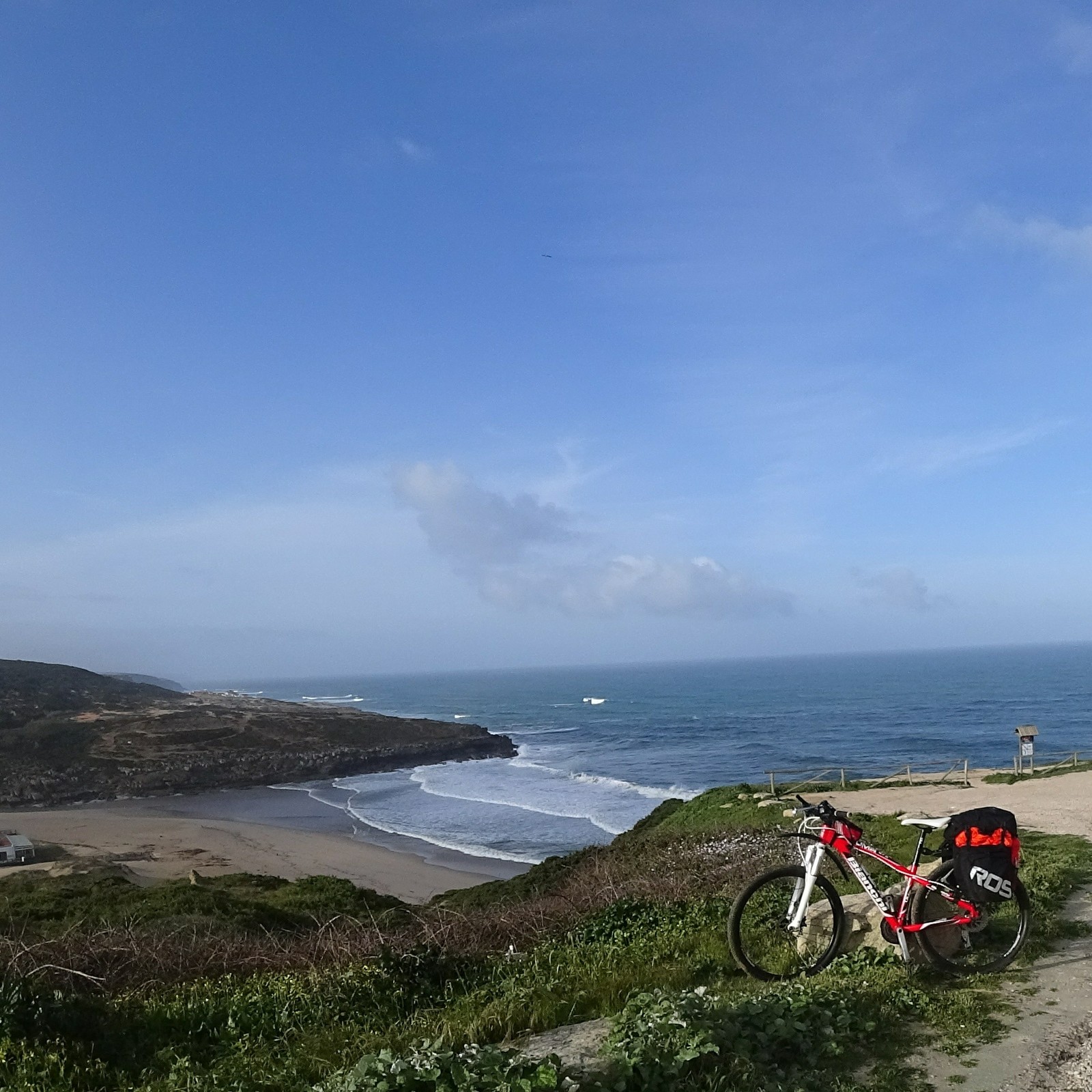 Somewhere by bike. - My, Portugal, Travels, Bike trip, Hike, Tent, Longpost