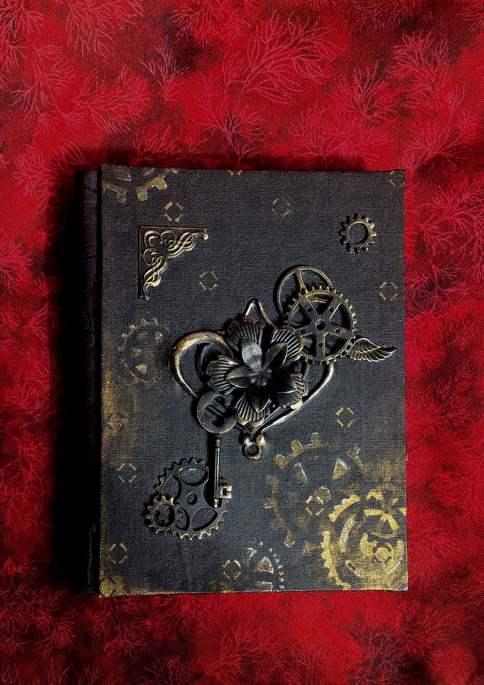 Just a notepad - My, Steampunk, Needlework without process, Notebook, Longpost