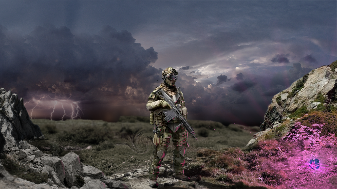 Returns to the zone - My, Zone, , Military, Game art, 2D, Stalker