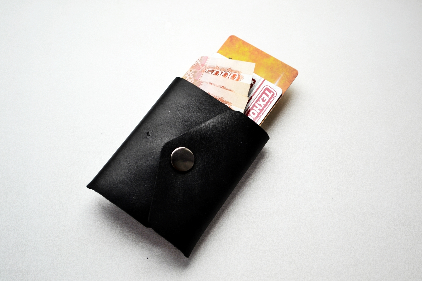 T - wallet. Worklog. - My, Leather, Wallet, Purse, With your own hands, Worklog, Handmade, Longpost