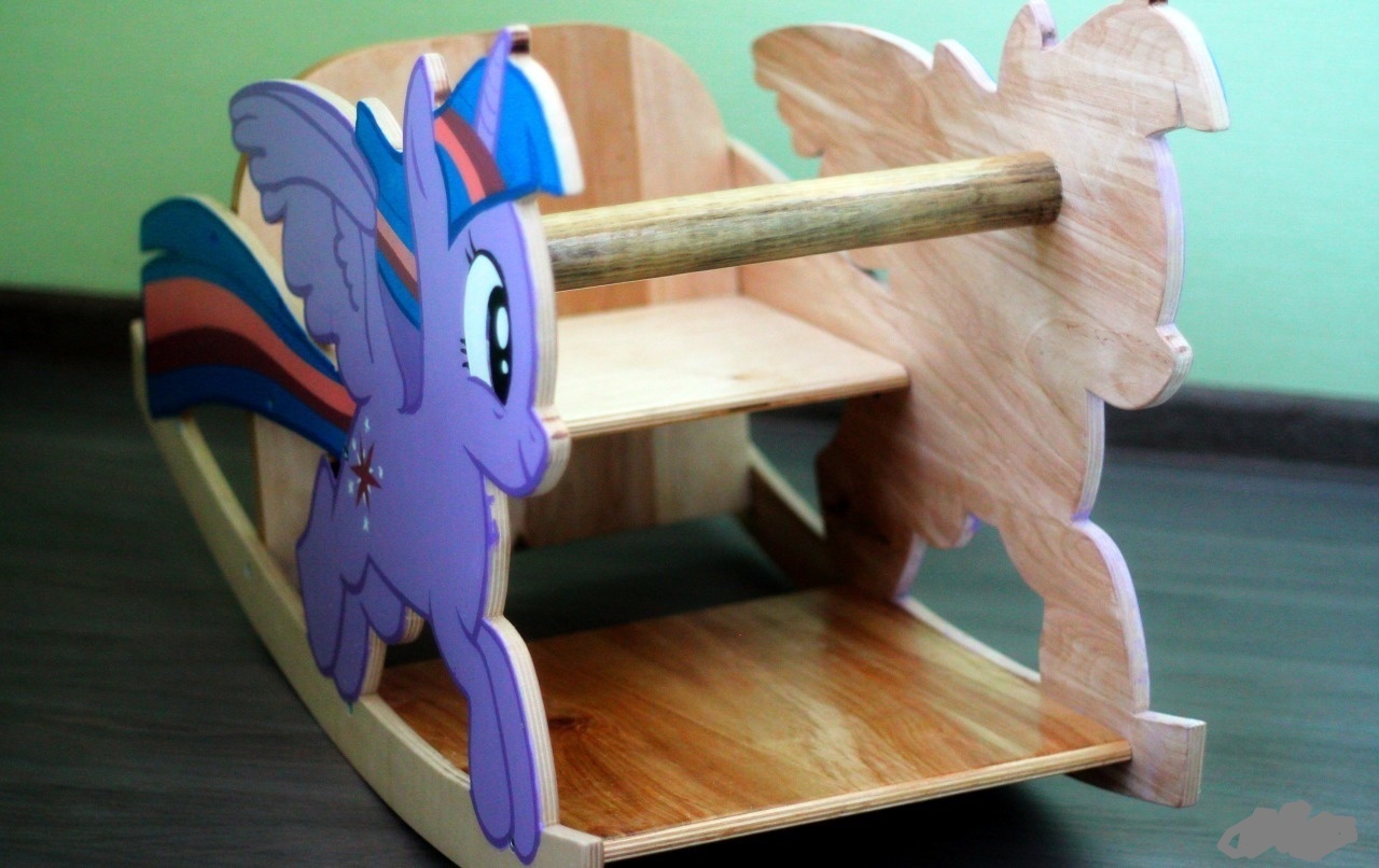 Plywood pony. - My, My little pony, Crafts, Laser engraver, Longpost