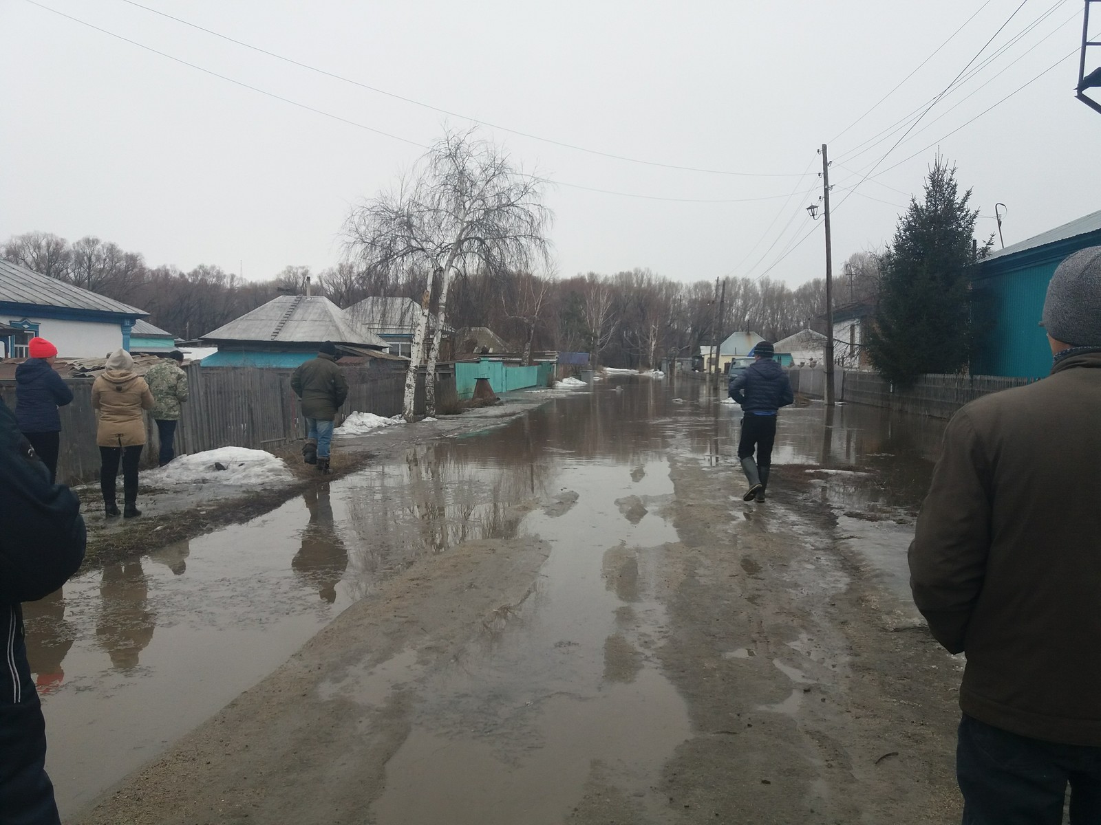 The Uba River overflowed its banks. Eastern Kazakhstan, Shemonaikha city - My, Потоп, , Oriental, Kazakhstan, Longpost, Government support