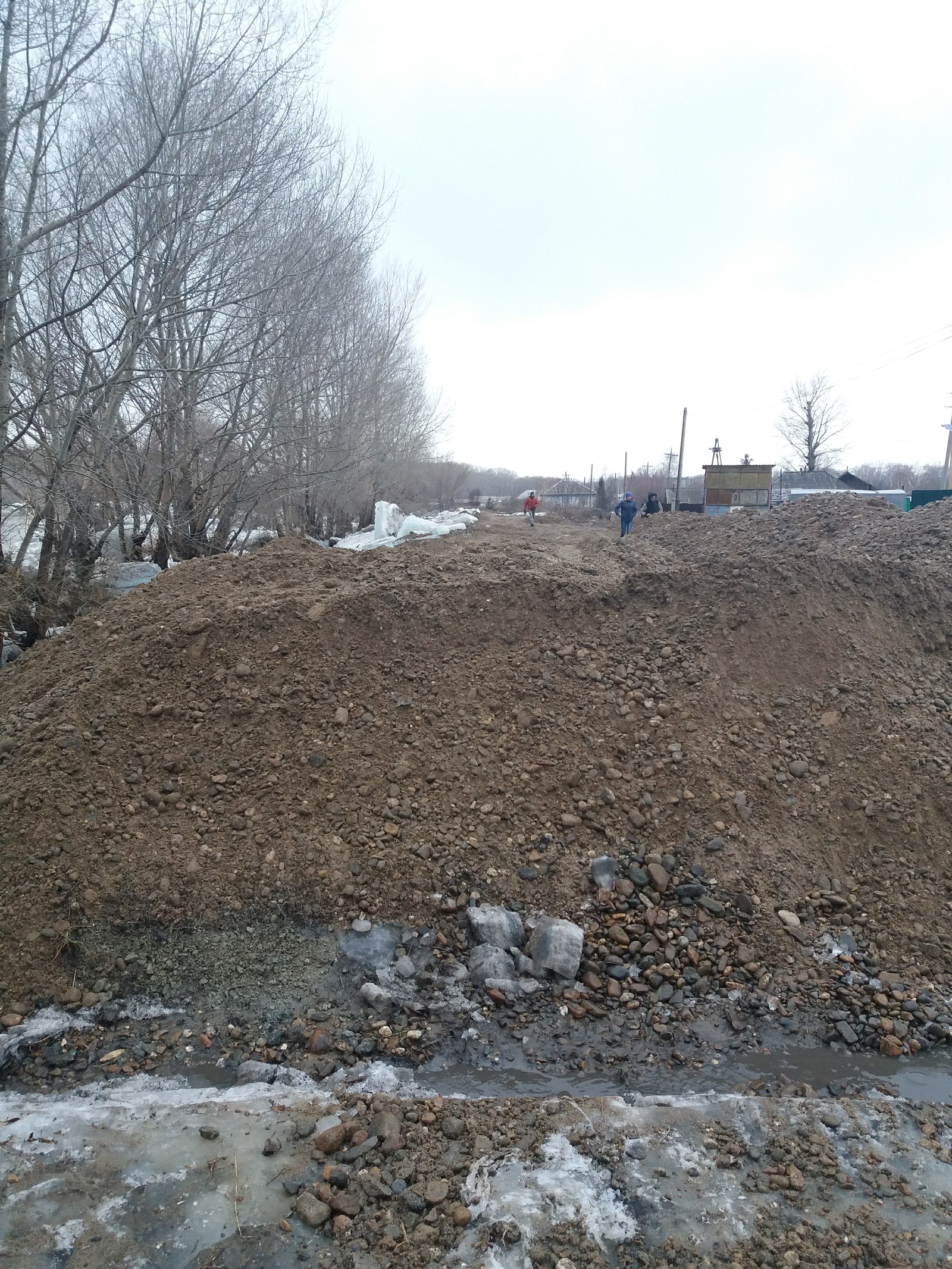 The Uba River overflowed its banks. Eastern Kazakhstan, Shemonaikha city - My, Потоп, , Oriental, Kazakhstan, Longpost, Government support