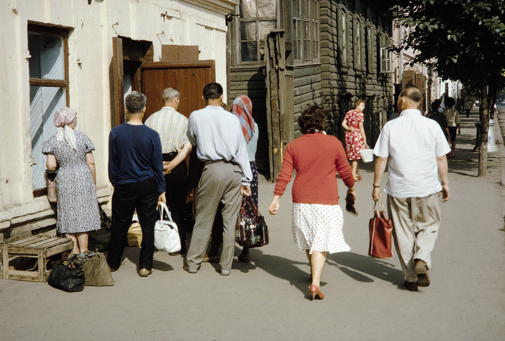 Фотографии 1959г. Советская торговля - Фотография, Советская торговля, Россия глазами иностранцев, Длиннопост, Торговля