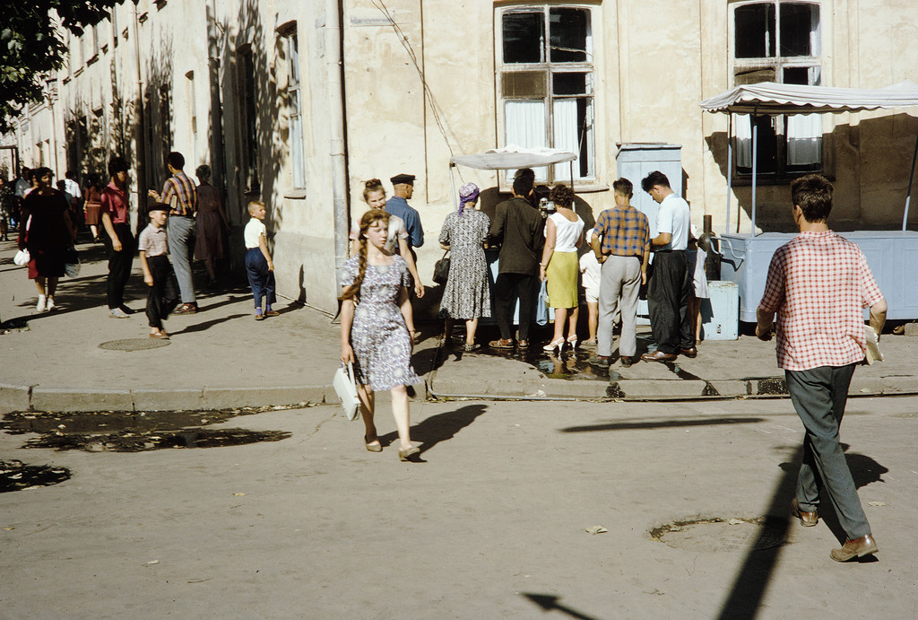 Фотографии 1959г. Советская торговля - Фотография, Советская торговля, Россия глазами иностранцев, Длиннопост, Торговля